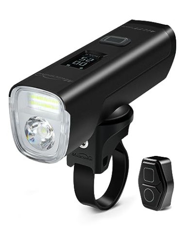 Magicshine ALLTY 1500S Bike Lights for Night Riding, Battery Removeable | USB-C Rechargeable | Wireless Control | App Customized Mode Compatible with Garmin/GoPro Mount for Road, MTB, Commuter Rider