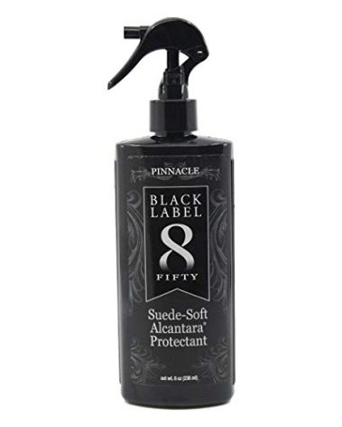 Pinnacle Black Label Suede-Soft Alcantara Protectant | Advanced Spill & Stain Protection for Micro-Suede & Alcantara | Clear Finish | PBL-275 | 8 oz