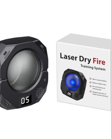 Alizwayle Dry Fire Training System,Portable Fast Charge Electronic Target Compatible with Most of Training Cartridges 9mm for Practive (Upgraded)
