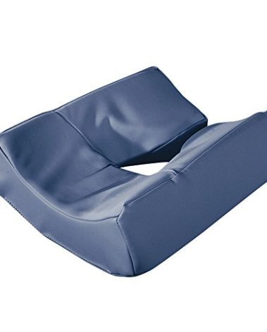 Master Massage Patented Memory Foam Ergonomic Dream Face Cushion Pillow Headrest, Royal Blue
