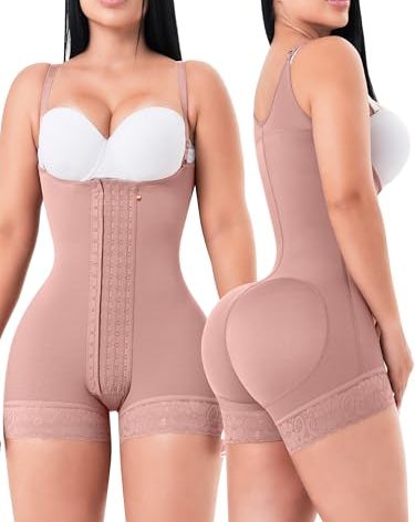Sonryse Stage 2 Faja Shapewear for Women | Tummy Tuck Compression Garment & Post Surgery Compression Garment | Fajas Colombianas Moldeadoras Cocoa M