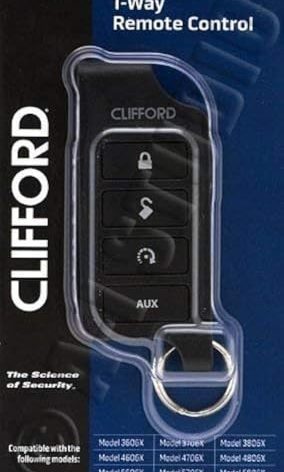 Clifford 7656X 1-Way Remote Control