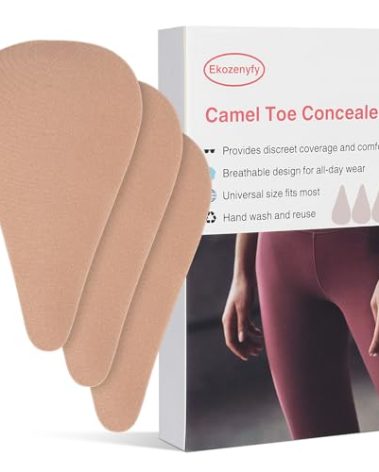 Camel Toe Concealer, Seamless Camel Toe Preventer, Anti Camel Toe Cover, Breathable Hypoallergenic Adhesive Covers for Seamless Style, Camel Toe Guard Stopper Pack of 3