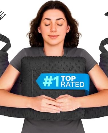 Zomaple Post Mastectomy Pillow Post Surgery – Post-Op Essentials, Breast Augmentation/Reduction & Mastectomy Recovery Supplies – Washable Cover for Comfort & Support