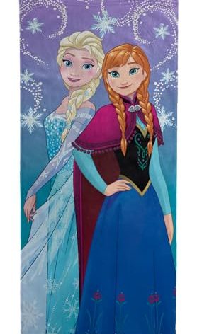 Jay Franco Frozen 2 Snowflake Sister Bath/Pool/Beach Towel, Multi 28” x 58”