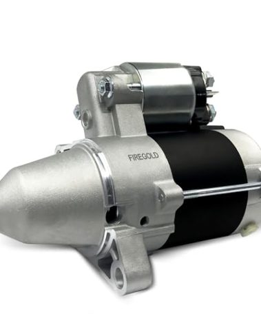 19612 New Starter Motor Compatible with Briggs & Stratton 845760 807383 Vanguard 32HP 35HP 36HP 37HP V-Twin Air Cooled Engine OE: SND0529 410-52156 845639 845640 809054 428000-0230 19612N