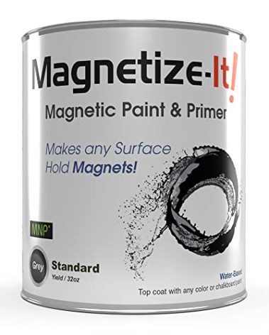 Magnetize-It! Magnetic Paint & Primer (Water Based) – Standard Yield 32oz, MISTD-1530