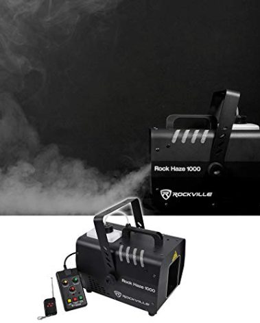 Rockville Rockhaze 1000 CFM DMX Hazer Machine, Water Based, 2 Remotes, Fluid Seal, Quiet Fan, Fast Setup, Perfect for Large Venues, DJ, Live Shows