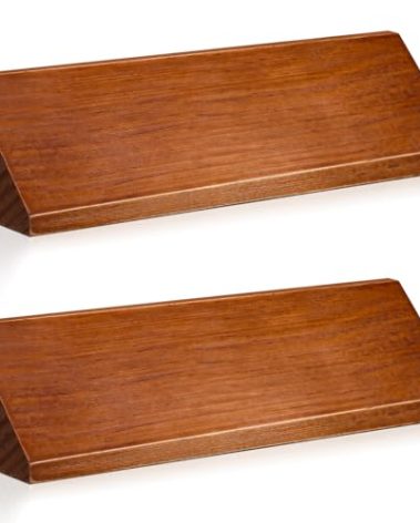 Eersida 2 Pcs Blank Business Wood Name Plate for Desk Name Plate Walnut DIY Personalized Wooden Name Plaque for Desk Nameplate for Office Classroom Gift 8 x 2 x 2 Inch