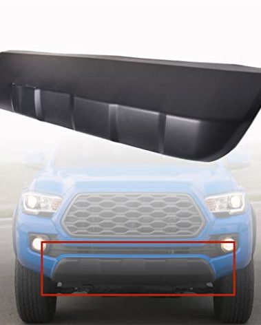 Front Lower Bumper Valance Skid Plate Panel Black Replacement for 2016-2020 T-a-c-o-m-a