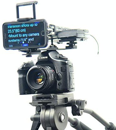 Glide Gear TMP10 Teleprompter Tablet Smartphone Hot Shoe Bracket Multi Mount Holder