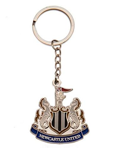 Newcastle United FC Keyring (One Size) (White/Black)