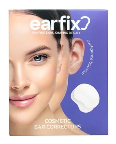 EarFix Ear Corrector (8-Pack) – Invisible Waterproof Ear Tape to Pin Back Protruding Ears – Non-Surgical Otoplasty Alternative for Adults & Kids (Age 3+)
