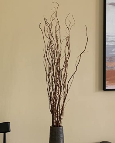 Brown Natural Decorative Dry Branches Authentic Willow Birch Sticks for Home Decoration, Wedding Craft, and Floor Vase
