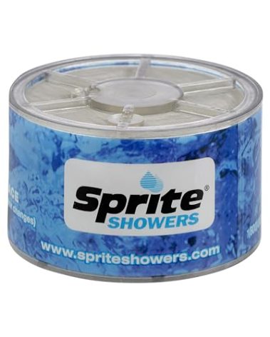 Sprite Showers SLC-R Slim-Line Shower Filter Replacement Cartridge, 1 Count (Pack of 1), Blue