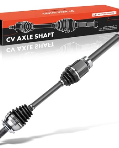 A-Premium CV Axle Shaft Assembly - Compatible with Lexus NX200t 2017, NX300 2018-2021, NX300h 2017-2021, 2.0L 2.5L - Front Right Passenger Side, Replace# 4341078010, 4341078030