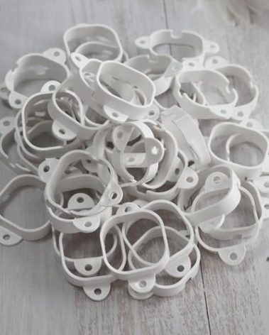 PIAOLGYI Mount for Govee Permanent Outdoor LED Lights Bracket for Eave,Compatible with Govee PRO Permanent Outdoor Lights (H706) (50 Pcs)