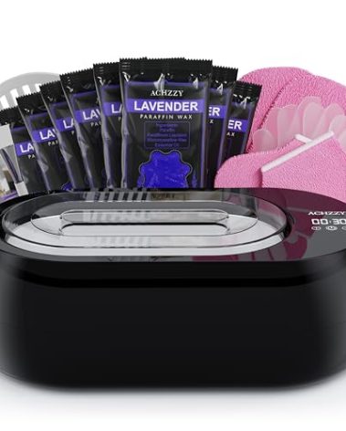 Achzzy Paraffin Wax Machine for Hand and Feet - Paraffin Wax Bath 4500ml Paraffin Wax Warmer, Intelligent Heating for Fast Melting, Moisturizing Kit Auto-time and Keep Warm Paraffin Hand Wax Machine