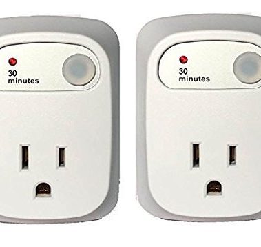 Simple Touch 2 Pack C30004- Single Setting Original Auto Shut-Off Safety Outlet, 30 Minute Setting for Curling and Flat Iron Hair Straightener