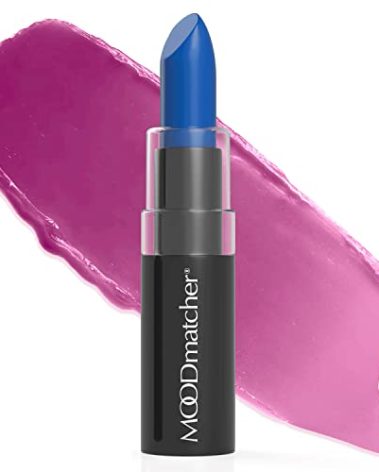 MOODmatcher LIVAURA Original Color Changing Lipstick – 12 Hours Long-Lasting, Moisturizing, Smudge-Proof, Glamorous Personalized Color, Premium Quality – Made in USA (Dark Blue)
