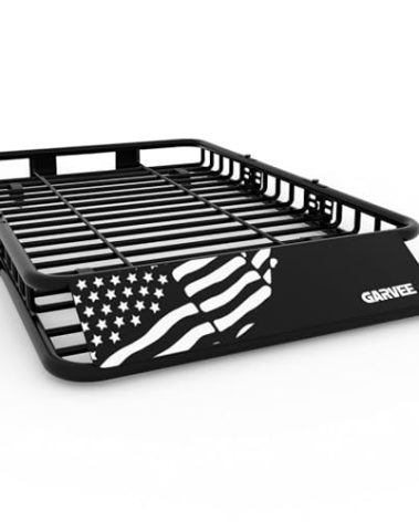 GarveeLife 64 in x 39 in Universal Roof Rack Carrier Basket, 200 LBS Capacity Car Cargo Rack with Extension Luggage Holder Basket Heavy Duty for SUVs, Trucks, Vehicles