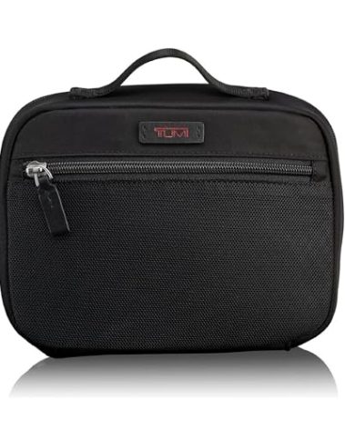 TUMI - Travel Accessory Pouch - Men's and Women's Case Organizer for Cords, Electronics, Cosmetics - Large, Black