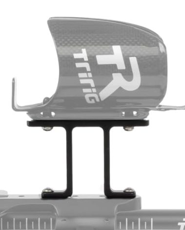 TRIRIG BTA Riser for Triathlon Bike Water Bottle Cage Front Aerobar Mount 80mm T6-6061 Alloy - Elevated Aerodynamics Water Hydration System for Cycling, Road, & TT Bikes Handlebar Aerodynamic Setup