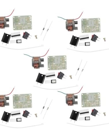 AEDIKO 5 Sets High Voltage Generator 15KV High Voltage Generator Inverter Arc Igniter Coil Module Disassembled Parts (5 Sets)