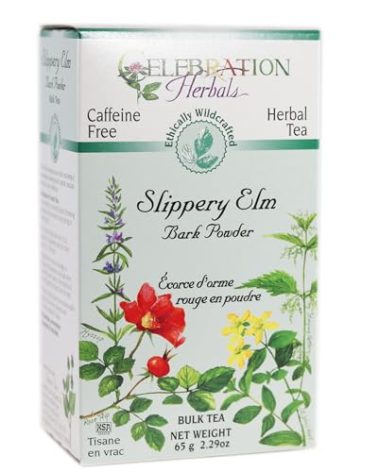 CELEBRATION HERBALS Slippery Elm Bark Pwd Wc 65 gm, 2.29 ounce