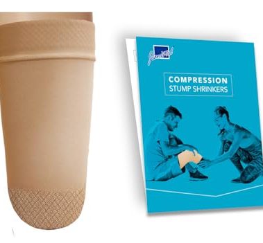 JianiMed Prosthetic Stump Shrinkers–Above Knee, 35cm, Compression, Amputee Socks, 20-30, Daily use, Taiwan Excellence 2XL