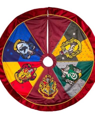 Kurt Adler Harry Potter Christmas Tree Skirt 48 Inch Multicolor HP9231