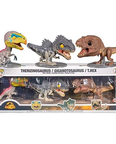 Funko Pop! Jurassic World Dominion: Dinosaur 3-Pack Exclusive Vinyl Figures