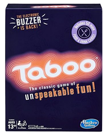 Hasbro Gaming Taboo Party Board Game with Buzzer for Kids Ages 13 and Up (Amazon Exclusive)