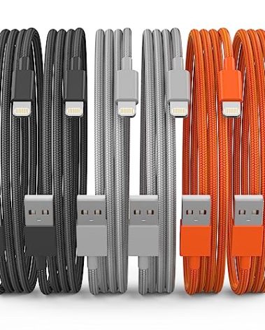 [Apple MFi Certified] 6Pack(3/3/6/6/6/10 FT) Original iPhone Charger Fast Charging Lightning Cable iPhone Charger Cord Compatible with iPhone 14/13/12/11 Pro Max/XS MAX/XR/XS/X/8/7 Plus iPad AirPods