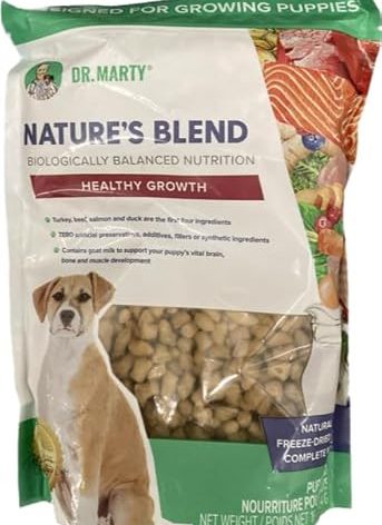 Dr. Marty Nature's Blend Healthy Growth Puppy Dry Dog Food 16 oz