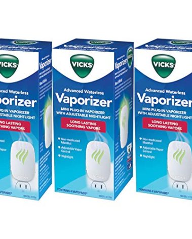 Vicks Advanced Waterless Vaporizer with 4 Vapopads each (Value Pack of 3)