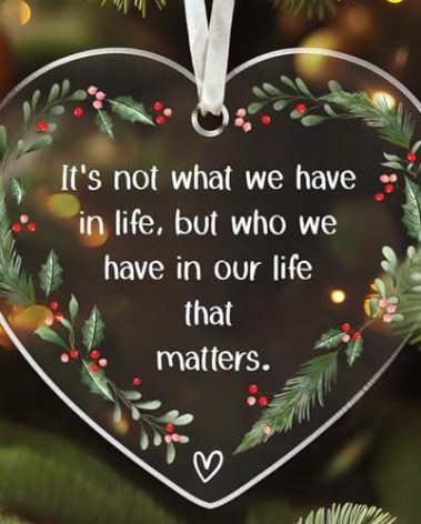 SUCHAGIFT Best Friend Ornaments for Christmas Tree - Best Friends Bestie Ornaments for Women - Bestie Ornament - Friendship Christmas Ornament - Bestie Gifts for Women - Acrylic Ornament 2025