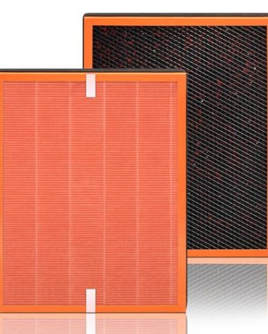 SOMEWAYTOP MSA3 Air Replacement Filter Compatible with Membrane Solutions Filter MSA3 and MSA3S, 3-in-1 Filtration Filters, Air Cleaner for Home, 2-Pack