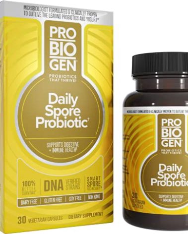 Probiogen Daily Digestive Balance Probiotic, Digestive Supplement, 30 Count Capsules (681816)