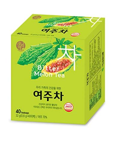 SONGWON Bitter Melon Tea - Distinct and Smooth Flavor, Enjoy Hot or Cold_40 Tea Bags, 0.8g Each (1.13 oz)