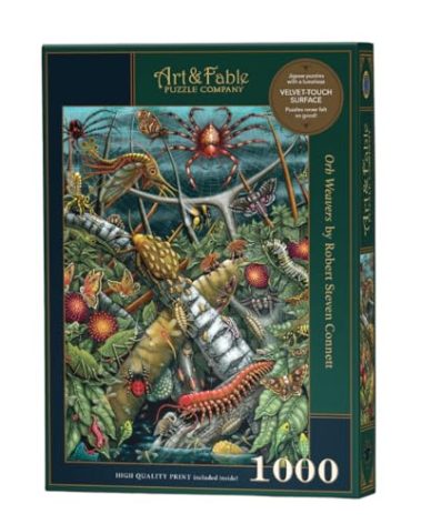 Art & Fable Puzzle Company Orb Weavers by Robert Steven Connett, 1000 Piece Fine Artwork Premium Adult Jigsaw Puzzle - Perfect for Game Nights, Gifting, and Family Fun