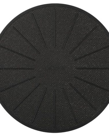 Lazy K Induction Cooktop Mat - Silicone Fiberglass Scratch Protector - for Magnetic Stove - Non Slip Pads to Prevent Pots from Sliding During Cooking_ Black (7.8inches)