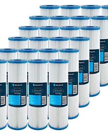 SpiroPure Replacement for Pleatco PH6 Unicel T-380 C-2306 Filbur FC-3060 Hot Tub Spa Pool Filter Replacement Cartridge (Case of 24)