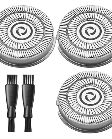 Electric Razor for Men Blades Compatible with rategist Electric Shaver Blades rategist Replacement Blades for rategist Rechargeable Electric Shaver WD-787, 2 Cleaning Brush