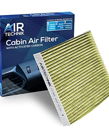 AirTechnik CF11182 PM2.5 Cabin Air Filter w/Activated Carbon | Fits Select 2011-2026 Integra MDX, RDX, TLX, Honda Civic, Clarity, CRV, CRZ, Fit, HRV, Insight, Odyssey, Pilot - 80291-T5R-A01