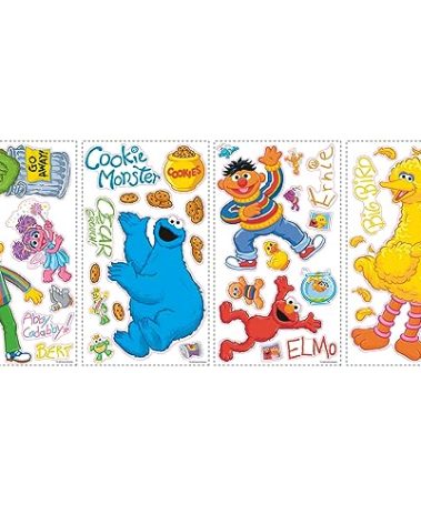 RoomMates RMK1384SCS Sesame Street Peel and Stick Wall Decals