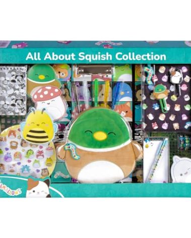 Fashion Angels Squishmallow Stationery Super Set, All About Squish (6+ Years)