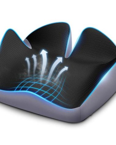 Seat Cushion for Relief Sciatica - Memory Foam Cushion for Office Chair, Hip & Coccyx Pain Relief for Long Sitting,2025 Upgraded X-Large Seat Pillow for Soft Support,for Game Chair/Wheelchair