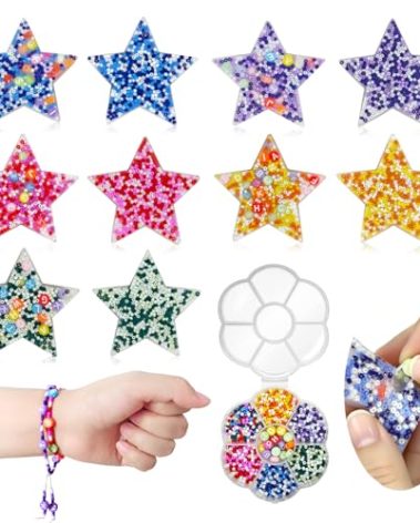 10-Piece Picky Pad, Skin Picking Fidget Toys with DIY Bracelet Picking Pad (Includes Divided Container) – Sensory Fidget Pads for Relieving Anxiety & Dermatillomania, Suitable for Kids & Adults