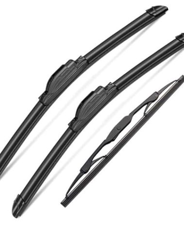 3 Wipers Set for Hummer H2 2003 2004 2005 2006 2007 2008 2009, Original Equipment Windshield Wiper Blades Front - 16"+16" with 10 Inch Rear Windshield Wiper Blade (Pack of 3) J- HOOK